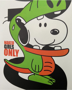 Cartel de Snoopy X Álvaro Díaz. Por Oswxng.